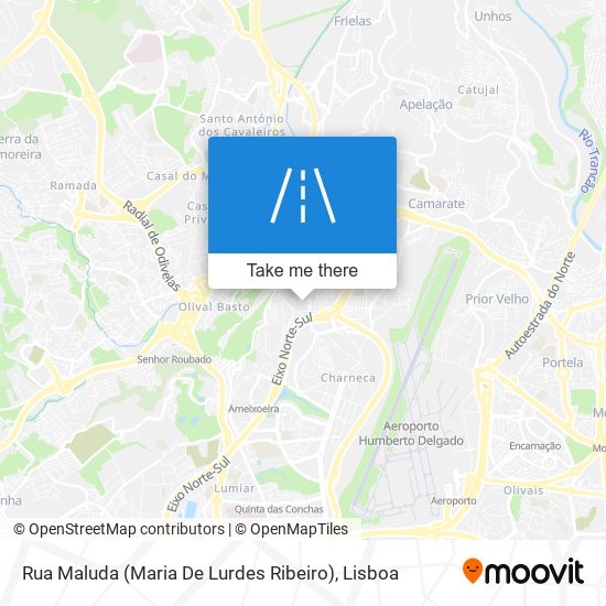 Rua Maluda (Maria De Lurdes Ribeiro) mapa