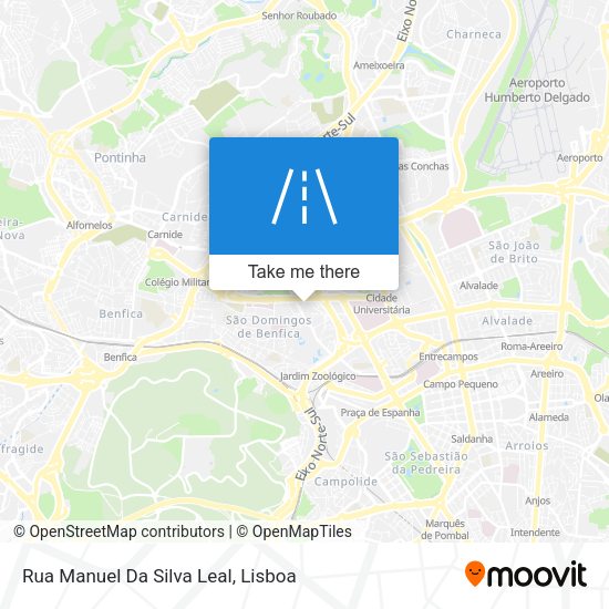 Rua Manuel Da Silva Leal map
