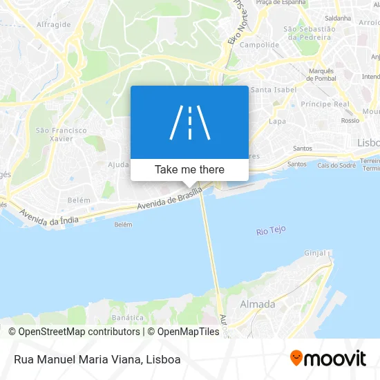 Rua Manuel Maria Viana map
