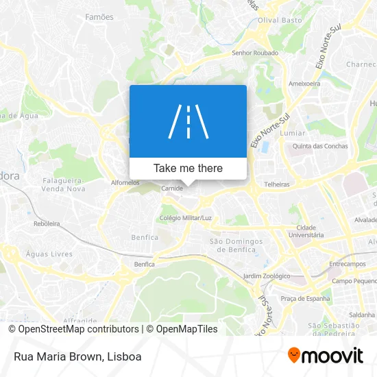 Rua Maria Brown map
