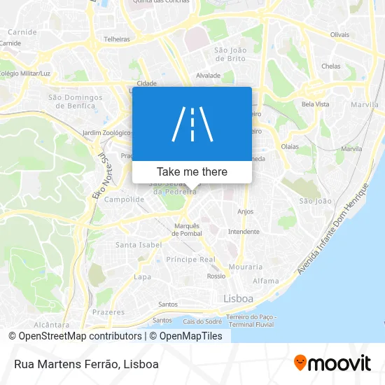 Rua Martens Ferrão map