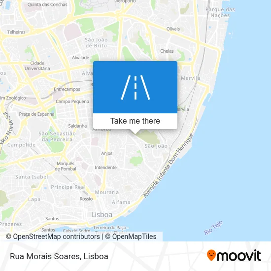 Rua Morais Soares map