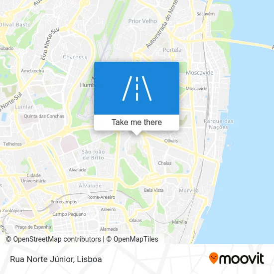 Rua Norte Júnior map