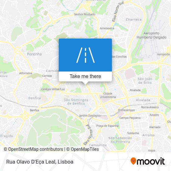 Rua Olavo D'Eça Leal map