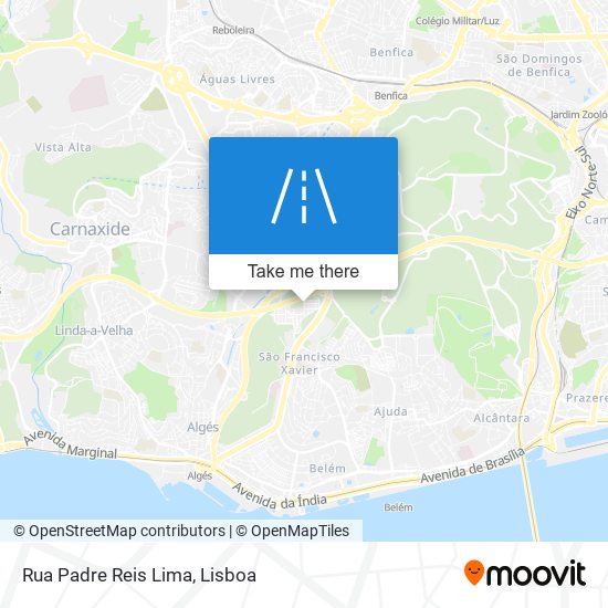 Rua Padre Reis Lima map