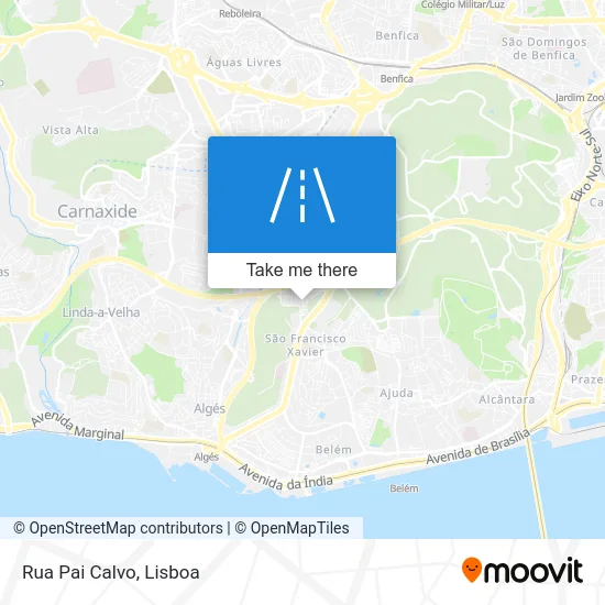 Rua Pai Calvo map