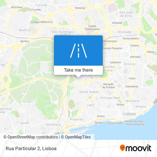 Rua Particular 2 map