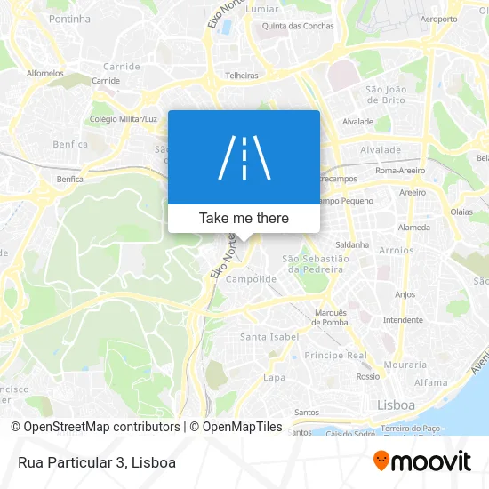 Rua Particular 3 map