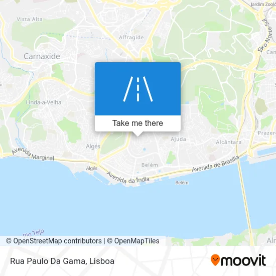 Rua Paulo Da Gama map