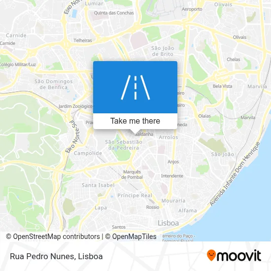 Rua Pedro Nunes map