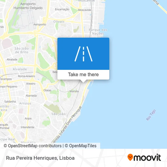 Rua Pereira Henriques map