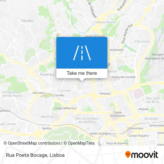 Rua Poeta Bocage map