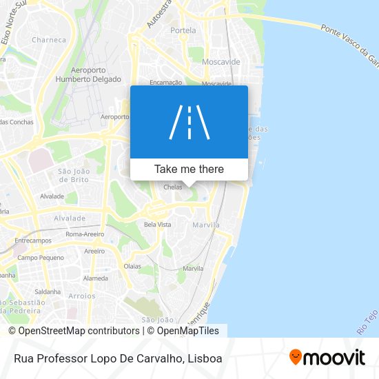 Rua Professor Lopo De Carvalho map