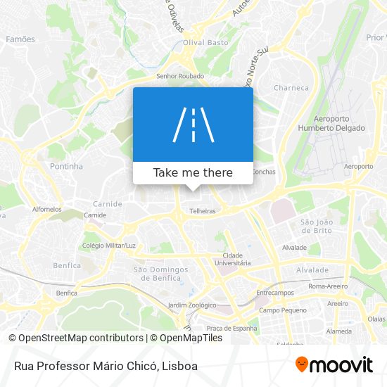 Rua Professor Mário Chicó map