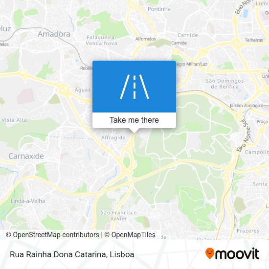 Rua Rainha Dona Catarina map