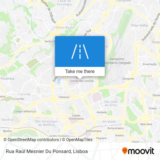 Rua Raúl Mesnier Du Ponsard map