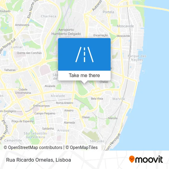 Rua Ricardo Ornelas map