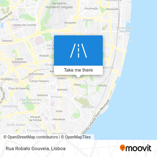 Rua Robalo Gouveia map