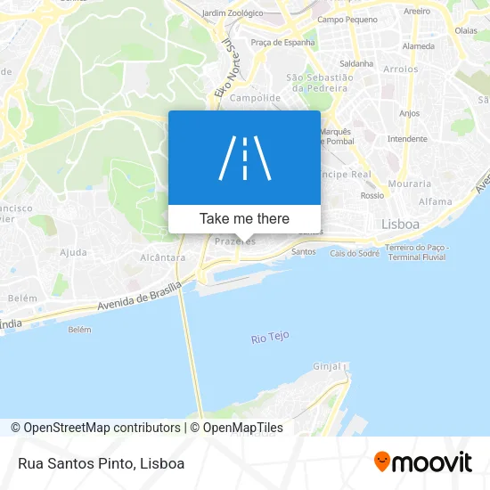 Rua Santos Pinto map