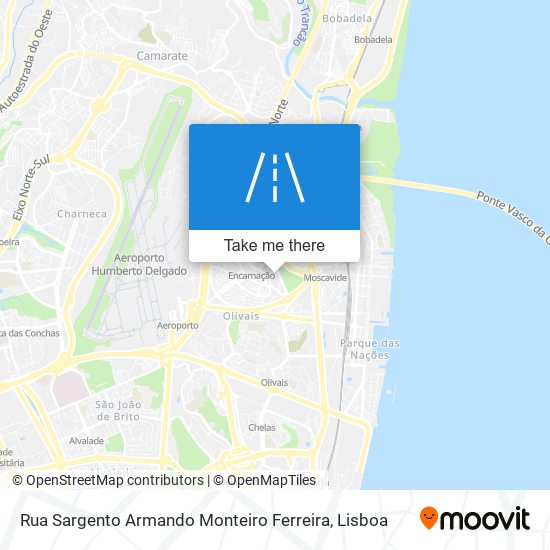 Rua Sargento Armando Monteiro Ferreira mapa