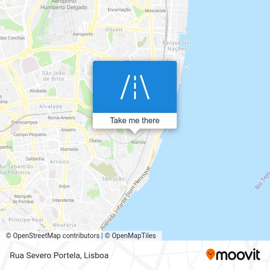 Rua Severo Portela map