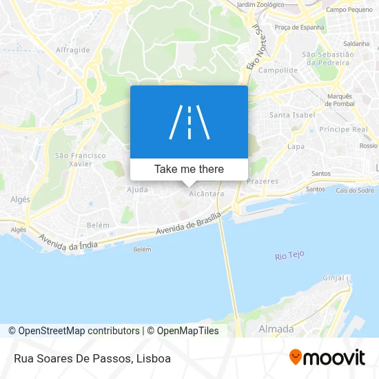Rua Soares De Passos map
