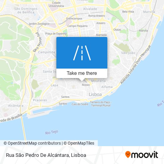 Rua São Pedro De Alcántara map