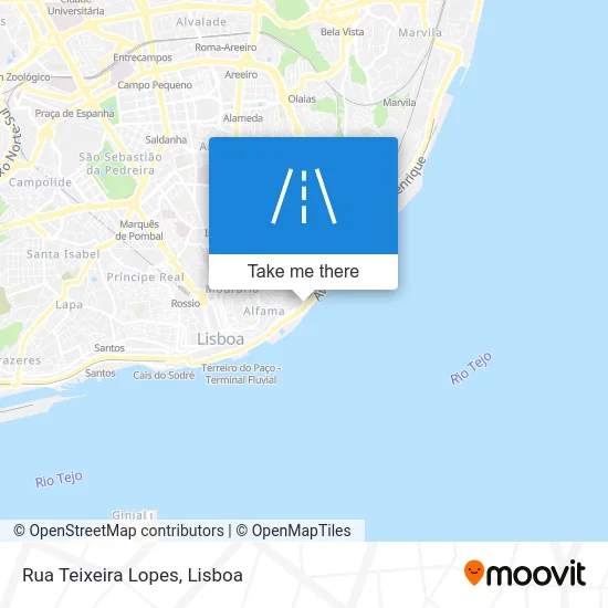 Rua Teixeira Lopes map