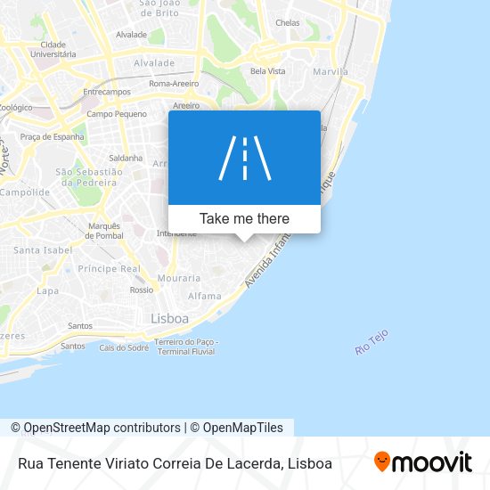 Rua Tenente Viriato Correia De Lacerda mapa