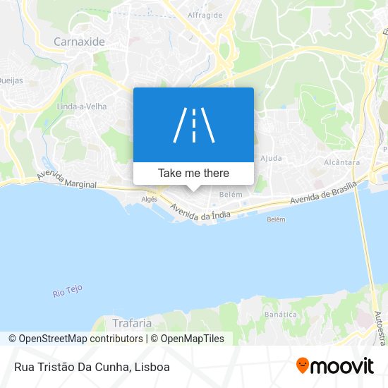 Rua Tristão Da Cunha map