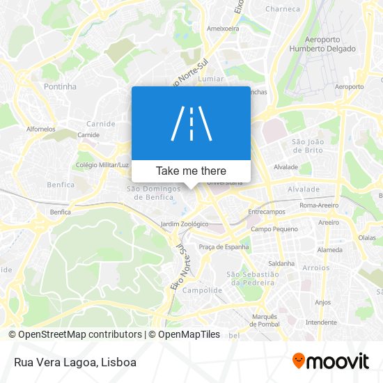 Rua Vera Lagoa map