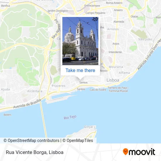 Rua Vicente Borga map