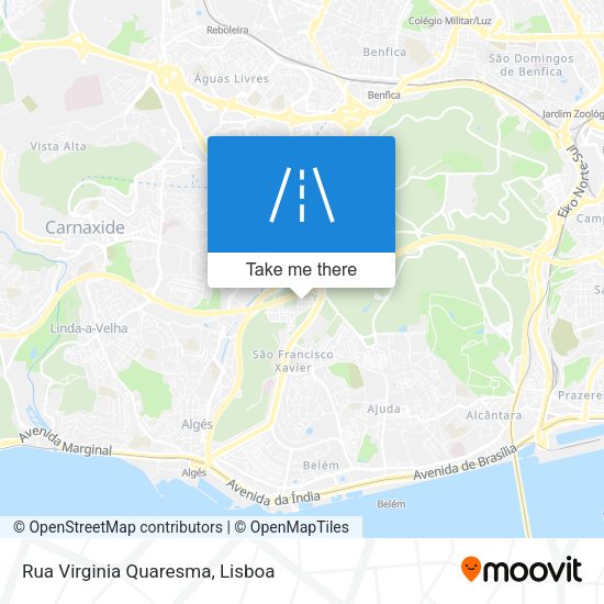 Rua Virginia Quaresma map