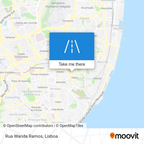 Rua Wanda Ramos mapa