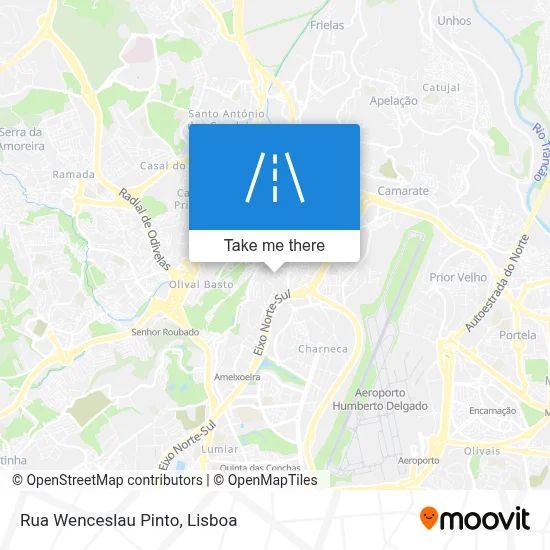 Rua Wenceslau Pinto map