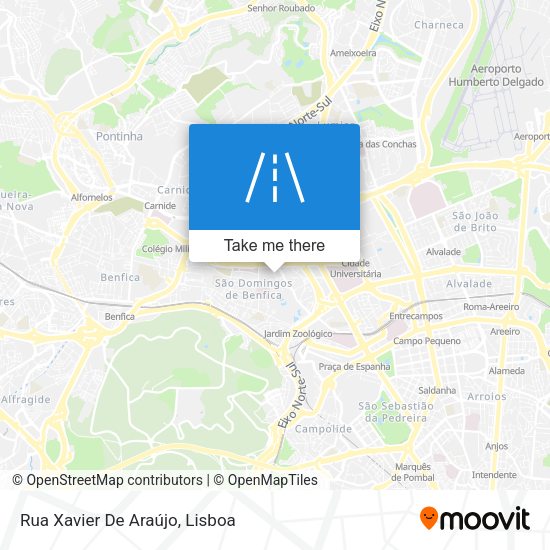 Rua Xavier De Araújo mapa