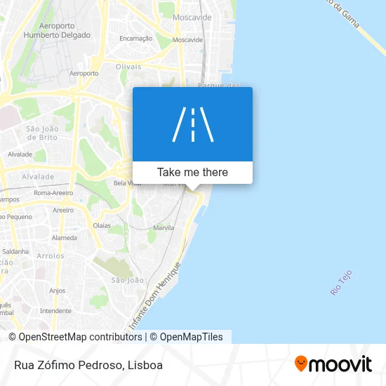 Rua Zófimo Pedroso map