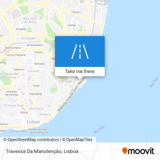Travessa Da Manutenção map