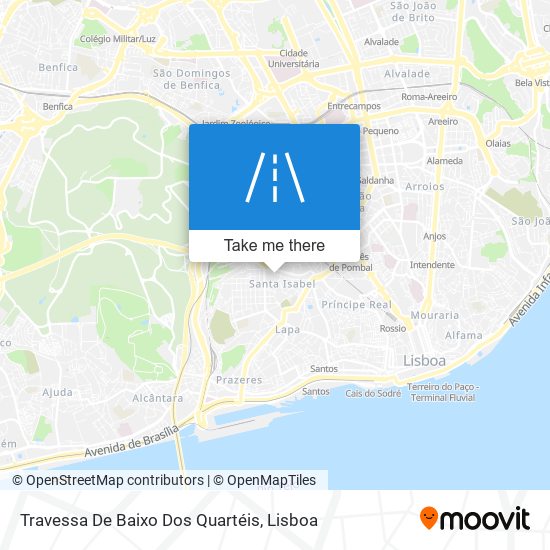 Travessa De Baixo Dos Quartéis map