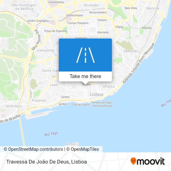 Travessa De João De Deus map