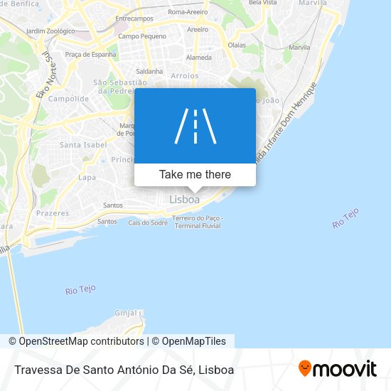 Travessa De Santo António Da Sé mapa