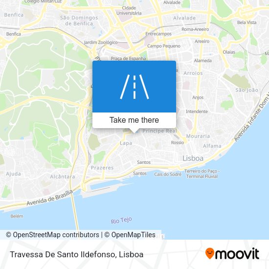 Travessa De Santo Ildefonso map