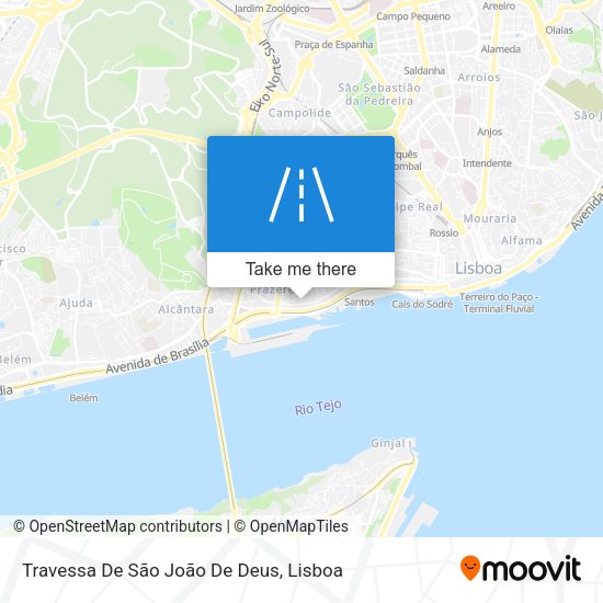 Travessa De São João De Deus map