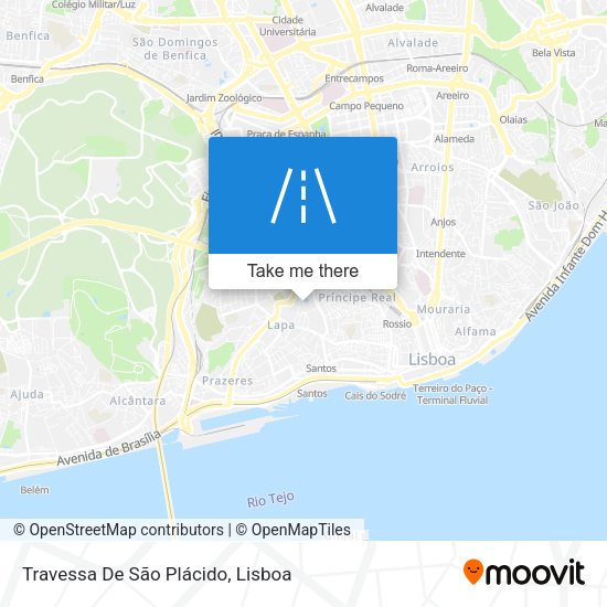 Travessa De São Plácido map