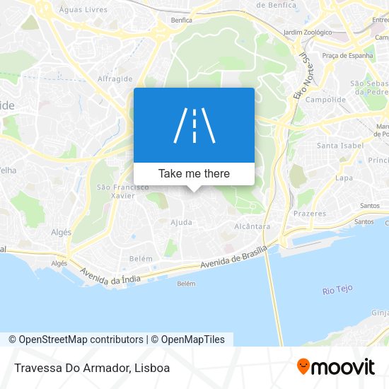 Travessa Do Armador mapa