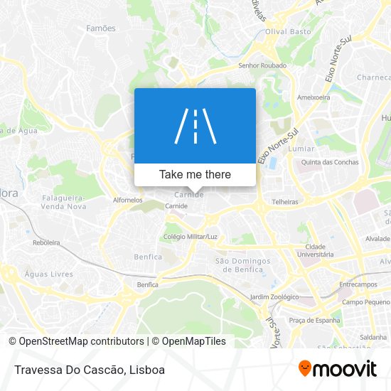 Travessa Do Cascão mapa