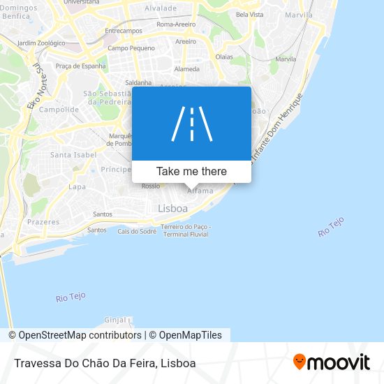 Travessa Do Chão Da Feira map