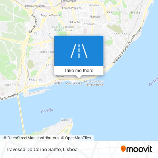 Travessa Do Corpo Santo map