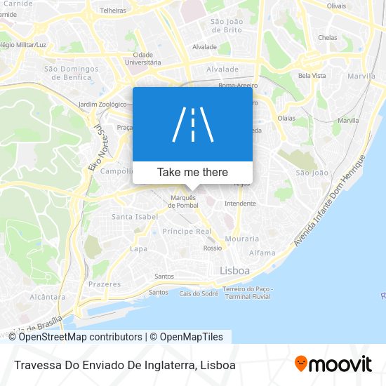 Travessa Do Enviado De Inglaterra map