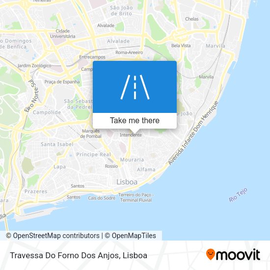 Travessa Do Forno Dos Anjos map